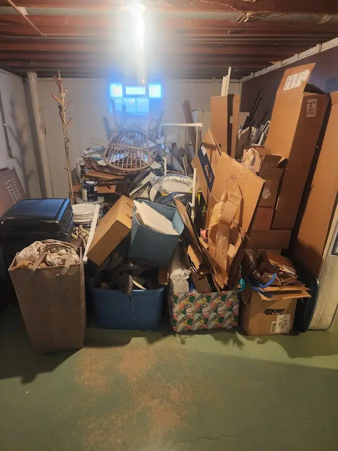 Roll-off dumpster container at job site for Construction Dumpster Rental in Eastmont